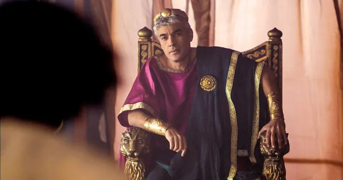 Yeshu is brought before the Roman governor